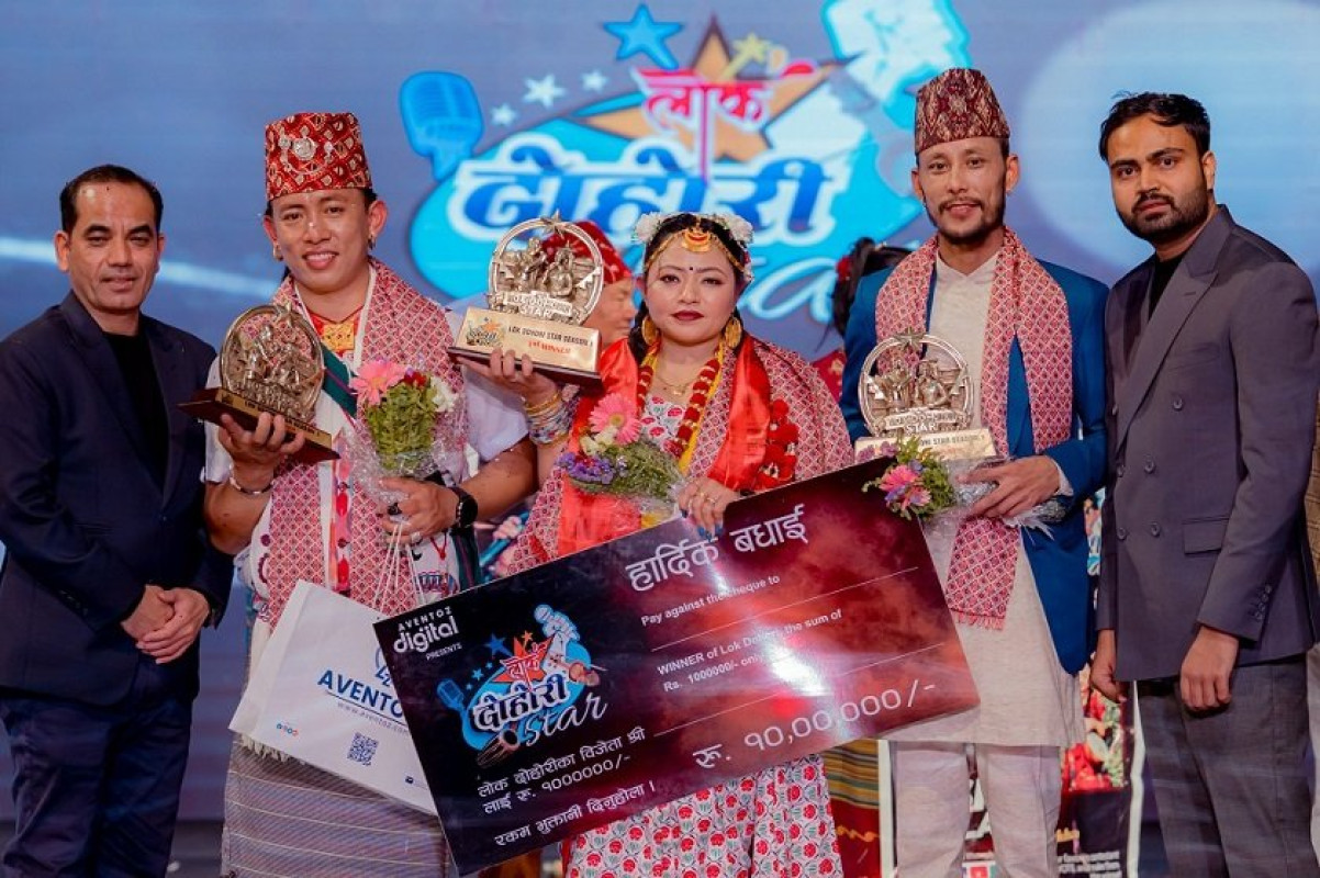 Nisha Lama Crowned Winner Of 'lok Dohori Star' Reality Show